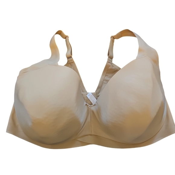 Cacique Other - Cacique lightly lined balconette bra tan sz 44 G underwire nude new WL216